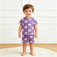 thumbnail image 1 of Ensemble Garçon T-Shirts Imprimés + Shorts Col Rond Tenues de Printemps Tenues Garçon 3-4 Ans, 1 of 4