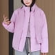 thumbnail image 1 of Parkas de manga larga para mujer, chaqueta corta con capucha y plumón, abrigo grueso de algodón holgado., 1 of 8
