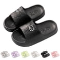 thumbnail image 2 of jiaxiM Slippers Women Non Cloud Slides for Women Quick Dry Open Toe Thick Cushioned Sole on Sandals Women for Bedroom Shower Travel Home Casual Wear, 2 of 9