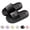Black, variant on Unisex Cute Cartoon Bear EVA Slide Slippers, Non Quick Dry Open Toe Shower Sandals for Indoor Bathroom Dorm Kitchen Spa Travel Use Black 44-45