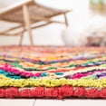 thumbnail image 5 of SAFAVIEH Nantucket Akilah Geometric Cotton Area Rug, Pink/Multi, 11' x 15', 5 of 11