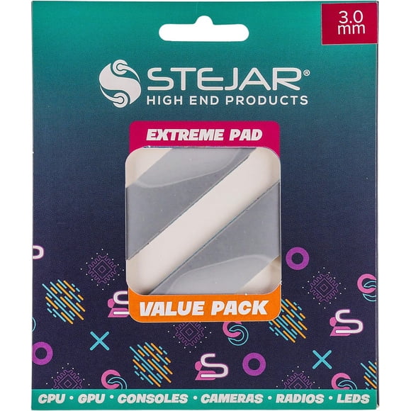 STEJAR THERMAL PAD 120X20X3.0MM 12.8 W/MK EXTREME ALTO RENDIMIENTO VALUE PACK