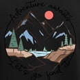 thumbnail image 3 of CafePress - Adventure Awaits Let'S Go Find It Pajamas - Women's Short Sleeve Print T-Shirt and Pants Dark Cotton Pajama Set, 3 of 7