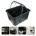 thumbnail image 6 of unbranded Cleaning Caddy with Handle Toiletry Bin Portable Cleaning Basket 29x23cm Grey, 6 of 8