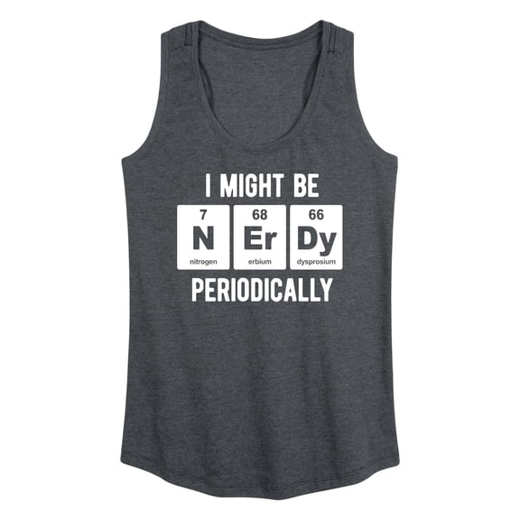 Instant Message - Nerdy Periodically - Women's Racerback Tank Top