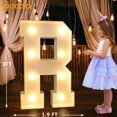 thumbnail image 4 of Carpa con letras Pooqla iluminadas de 90 cm para decoración de fiestas, 4 of 7