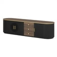thumbnail image 4 of Aukfa Modern TV Stand for TVs up to 80" TVs , Entertainment Center for Living Room,Black, 4 of 8