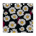 thumbnail image 4 of Cute White Daisy Blackout Curtains for Living Room Bedroom 55W x 54L Insulated Window Drapes 2 Panels, 4 of 5