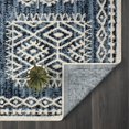 thumbnail image 4 of Luxe Weavers Bohemian Tribal Navy 8x10 Area Rug, Geometric Non-Shed Carpet, 4 of 9