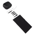 thumbnail image 1 of Outils, 8 Pcs Brosse Noire Kit de Nettoyage Portable Multifonctionnel avec Étui de Protection pour Écouteurs, 1 of 8