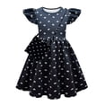 thumbnail image 3 of Wednesday Addams Costume Robe d'Été pour Filles pour Enfants Costumes de la Famille Addams Robe de Fête Cosplay d'Halloween, 3 of 6