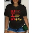 thumbnail image 1 of Camiseta de algodón extragrande para mujer: Top suave de manga corta con cuello redondo y estampados abstractos, 1 pieza, camiseta informal, 1 of 7
