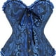 thumbnail image 3 of Corsé de encaje Corsé de brocado floral Ropa interior femenina Tops de moda Ropa interior L, 3 of 4