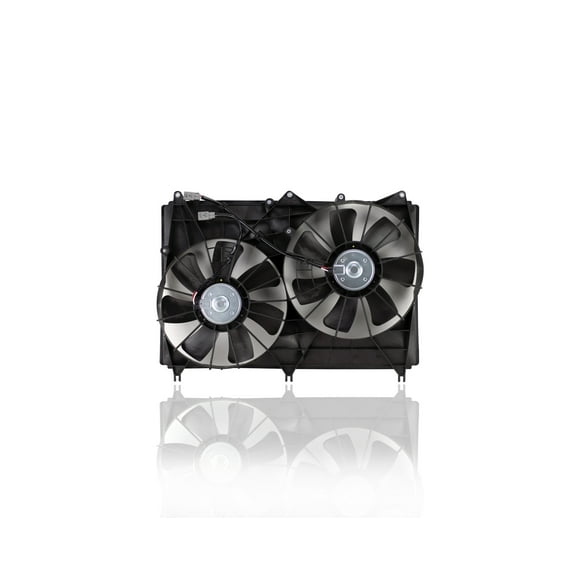 Dual Radiator and Condenser Fan Assembly - Cooling Direct Fit/For SZ3115108 06-08 Suzuki Grand Vitara 2.7L L4