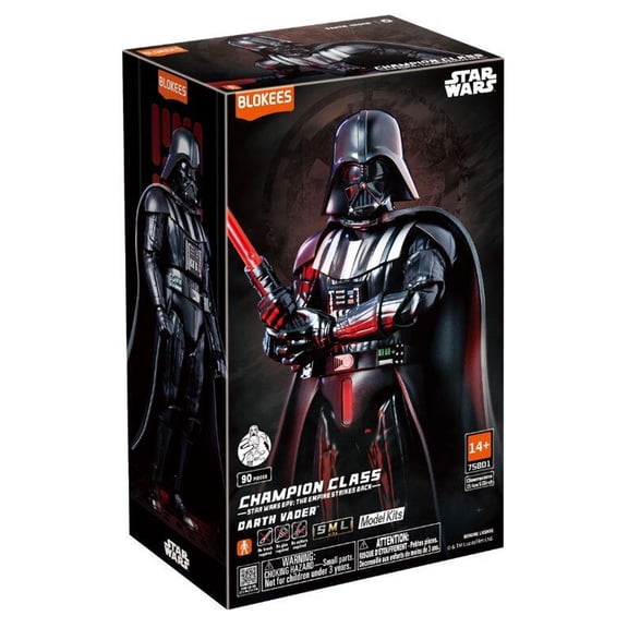 Figura Armable Coleccionable Blokees Star Wars Champion Class The Empire Strikes Back Darth Vader