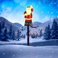 thumbnail image 5 of sruoe Outdoor Patio Garden Lights Decor, Stake Lamp, Waterproof Solar Lights Outdoor, Ground Lights Decoration, Christmas Santa Resin Light for Outside Yard Lawn Ornaments, 5 of 6