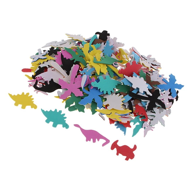 A Set Of 200Pcs Multi Adhesive Foam Stickers EVA Stickers for Dinosaur
