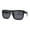 Grey Black, variant on Premium Kush Polarized Woodgrain Horn Rim Sunglasses Brown