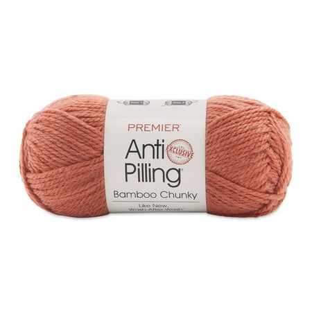 UPC: 0840166814062 | Premier Anti Pilling Bamboo Chunky Yarn – Terra Cotta  131 yds