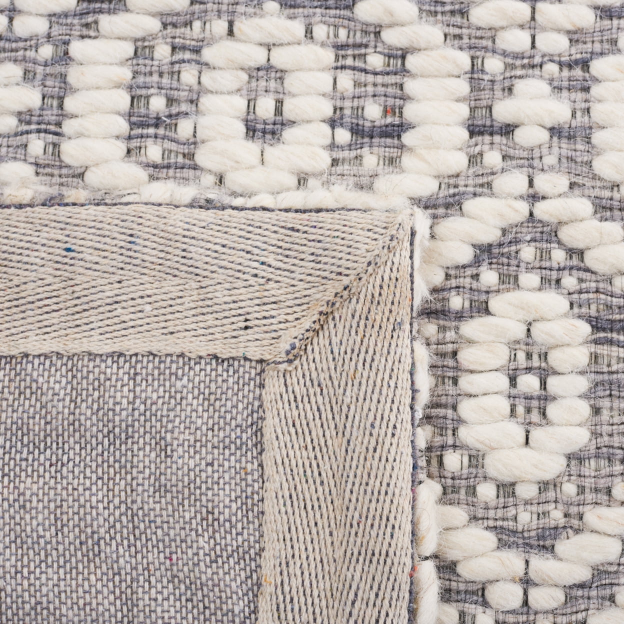 SAFAVIEH Marbella Fabiana Geometric Area Rug, Grey/Ivory, 3' x 5'