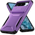 thumbnail image 7 of for Google Pixel 8 Pro Rugged Case with Camera Lens Sliding Cover, Heavy Duty PC Protective Shockproof Cover with Slide Camera Cover Upgraded Drop Resistant Case for Google Pixel 8 Pro, Purple, 7 of 7