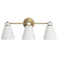 thumbnail image 2 of 3 Light Bath Vanity In Minimalist Style-9 Inches Tall And 24 Inches Wide-Aged Brass, Black Finish Capital Lighting 150131Ab, 2 of 7