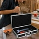 thumbnail image 5 of Maletín portaherramientas con cerradura, caja de aleación de aluminio portátil, contenedor de herramientas, 5 of 8