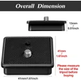 thumbnail image 4 of 41Mm Qr Release Plates - Easy Installation For Ambico & Sunpak Tripods, 4 of 6