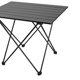 thumbnail image 2 of Mesa plegable portátil para acampar al aire libre, mesa auxiliar de aleación de aluminio para barbacoa y puesto callejero, color negro M, 2 of 5