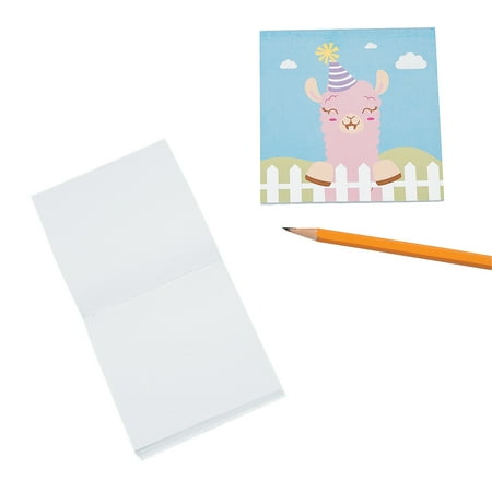 Lil' Llama Notepad - Party Favors - 12 Pieces