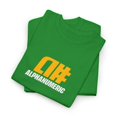thumbnail image 3 of alphanumeric skateboards a# 1998 Vintage Logo Yellow Classic Skate TShirt Print - Irish Green / 2XL, 3 of 5