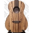 thumbnail image 3 of Luna High Tide Series Zebrawood Baritone Acoustic-Electric Ukulele w/Gigbag & PC, UKE HTB ZBR PC, 3 of 12