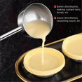 thumbnail image 3 of Small Soup Ladle Stainless Steel Metal Deep Spoon with Pour Spout 2Oz Long Handle Ladles for Kitche, 3 of 5