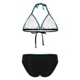 thumbnail image 4 of qucoqpe Bikini Sets for Women Two-piece Bathing Suit Summer Fashion Casual Floral Print Swimsuit, 4 of 8
