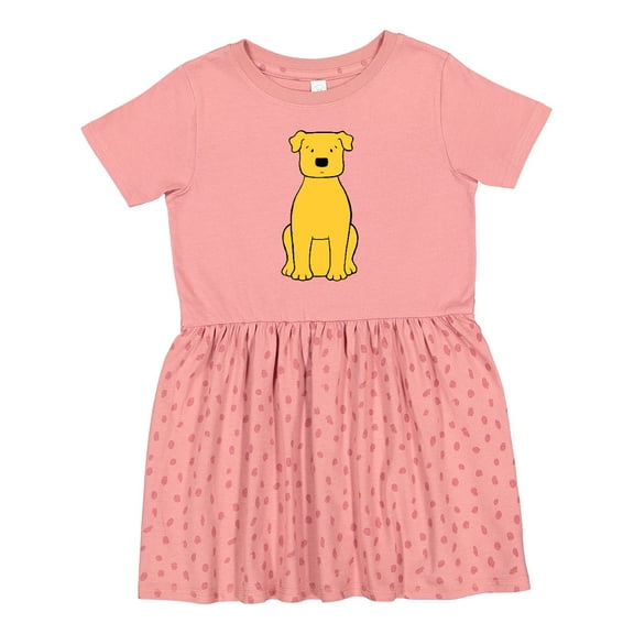 Inktastic Dog Girls Toddler Dress