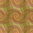 thumbnail image 1 of Ahgly Company Tapis d'Intérieur Lavable à la Machine, Carré, Transitionnel, Brun Acajou, Tapis de Zone, 7 Pieds Carré, 1 of 7