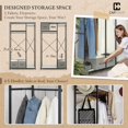 thumbnail image 5 of CAPHAUS 550lbs Capacity Garment Rack for Hanging Clothes, Heavy Duty Metal Open Wardrobe w/Hanging Rods & Drawers, Free Standing Closet Organizer, Metal Closet w/Wooden Boards, Rustic Oak Board, 5 of 9