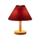thumbnail image 2 of Table Lamp For Bedroom Infinitely Dimmable Nightstand Lamp With Umbellate Flaxen Fabric Shade For Living Room Office Dorm Solid Wood LED Bulb Included, 2 of 7
