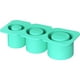 thumbnail image 2 of Bandeja para cubitos hielo con tapa moldes cilíndricos silicona tazas 30-40 onzas () verde, 2 of 4