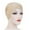 Beige, variant on EnJoCho Elastic Caps for Ladies Women Stretch Cloth Forehead Headwear Soft Hat Linen Turban Hat Bottoming Hat