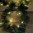 thumbnail image 4 of 16.4 FT Wall Christmas Tree with Lights, Christmas Tree Wall Decoration, Flat Christmas Tree Garland for Wall, Wall Christmas Tree Hanging Decorations for Indoor Wall Decor Save Space, 4 of 7