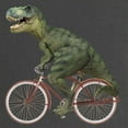 thumbnail image 2 of CafePress - Cycling Tyrannosaurus Rex Maternity Dark T Shirt - Maternity Dark T-Shirt, 2 of 3
