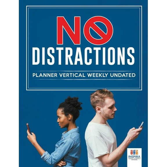 No Distractions Planner Vertical Weekly Undated (Paperback)