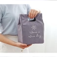 thumbnail image 3 of Bolsa de almuerzo aislada Advancent Contenedor de almacenamiento de frutas para Picnic al aire libre beige, 3 of 6