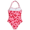 thumbnail image 7 of Kogui Cute Swimsuits for Girls Kids Girls One Piece Swimsuit Ruffle Sling Swimwear Summer Beach Bathing Suits Size 14-15 Years (Red,14-15 Years), 7 of 7