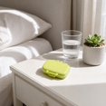 thumbnail image 4 of Pill Organizer 3 Compartment Green Portable Case for Travel, 4 of 6