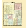 thumbnail image 2 of Union 15x17 Gold Ornate Wood Framed with Double Matting Museum Art Print Titled - Litchfield, Salem, Effingham, Carlinville, Olney, 2 of 4
