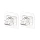 thumbnail image 4 of Gancho Barra de cortina Abrazadera Ganchos Impermeable Pared sin perforaciones para muebles (B) 2 piezas, 4 of 5