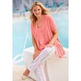 thumbnail image 6 of Woman Within Plus Size Crochet-Trim Knit Top, 6 of 6