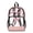 Butterfly and Daisy Pattern, variant on Bot Polka Dot Bow School Bag with Wide Shoulder Straps Lightweight School Backpack, Transparent 17 Inch Bookbag for Travel Stadium Beach